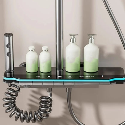 Ship Eu Luxury Bathroom Shower Faucet Digital Temperature