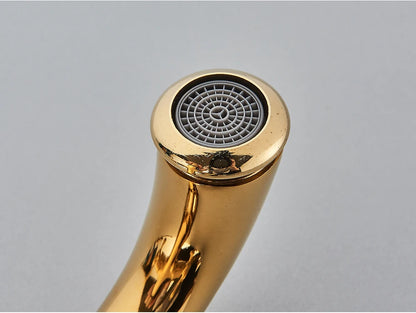 Gold/Antique Brass Bathroom Basin Sink Faucet Mixer Tap