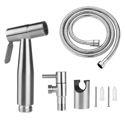 4pc/Set Bidet Toilet Sprayer Bidet Shower Faucet Stainless