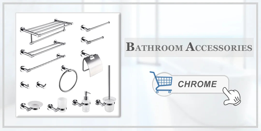 Brushed Gold Wall Mount Shelf Toilet Bath Hardware
