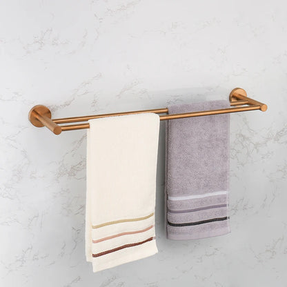 Bathroom Hardware 304 Stainless Steel Rose Gold Towel