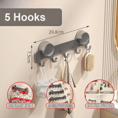 Behind Door Wall Coat Rack Row Hook Towel