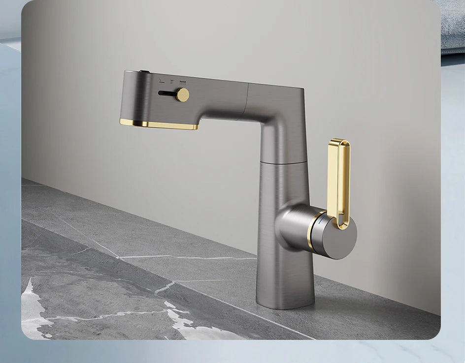 Vgx Bathroom Faucets Pull Out Basin Mixer Sink