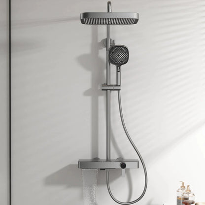 Brushed Gold Cold Bathroom Shower 12 Inch Rain