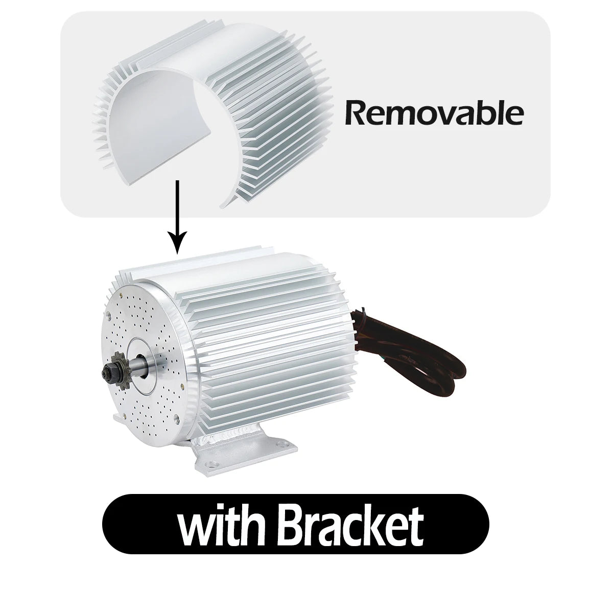 Kunray 1000w/1500w/1600w/1800w Electric Scooter Conversion Kits