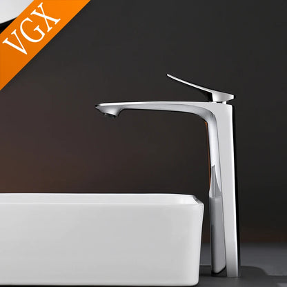 Vgx Luxury Gold Bathroom Faucets High Basin Mixer