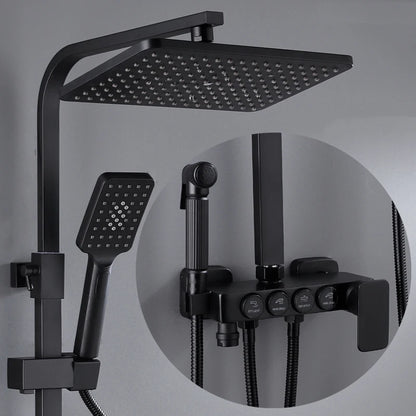 Chrome Digital Bathroom Shower System 10 Inch Stainless