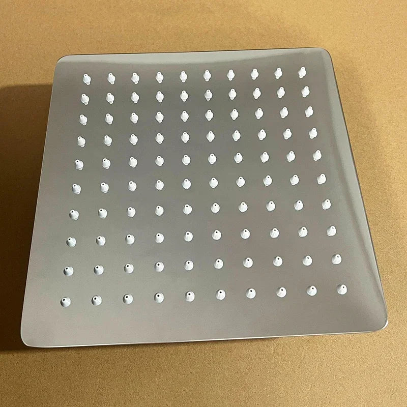 Square Rain Shower Head 304 Stainless Steel Ceiling
