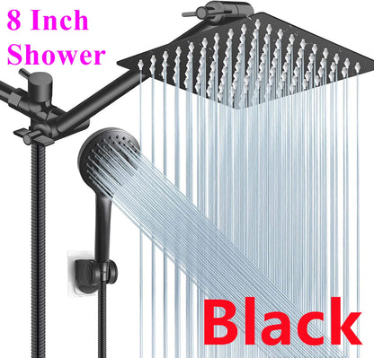Black Simple Bathroom Shower Wall Mounted Bathroom Shower