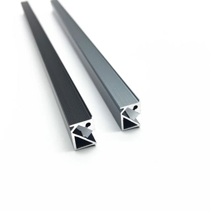 Ultra-Thin Hidden Recessed Cabinet Bar Light 45 Degree