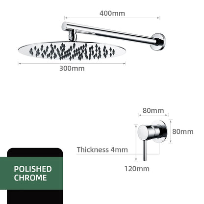 Bathroom Faucet Rose Gold Shower Wall Mounted 8/10/12