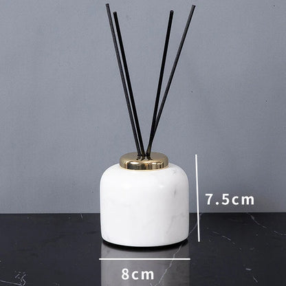 Volakos White Natural Marble Bathroom Minimalism Soap Dispenser