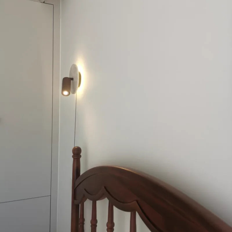 Iwhd Wood Led Wall Lamp Sconce Pull Chain
