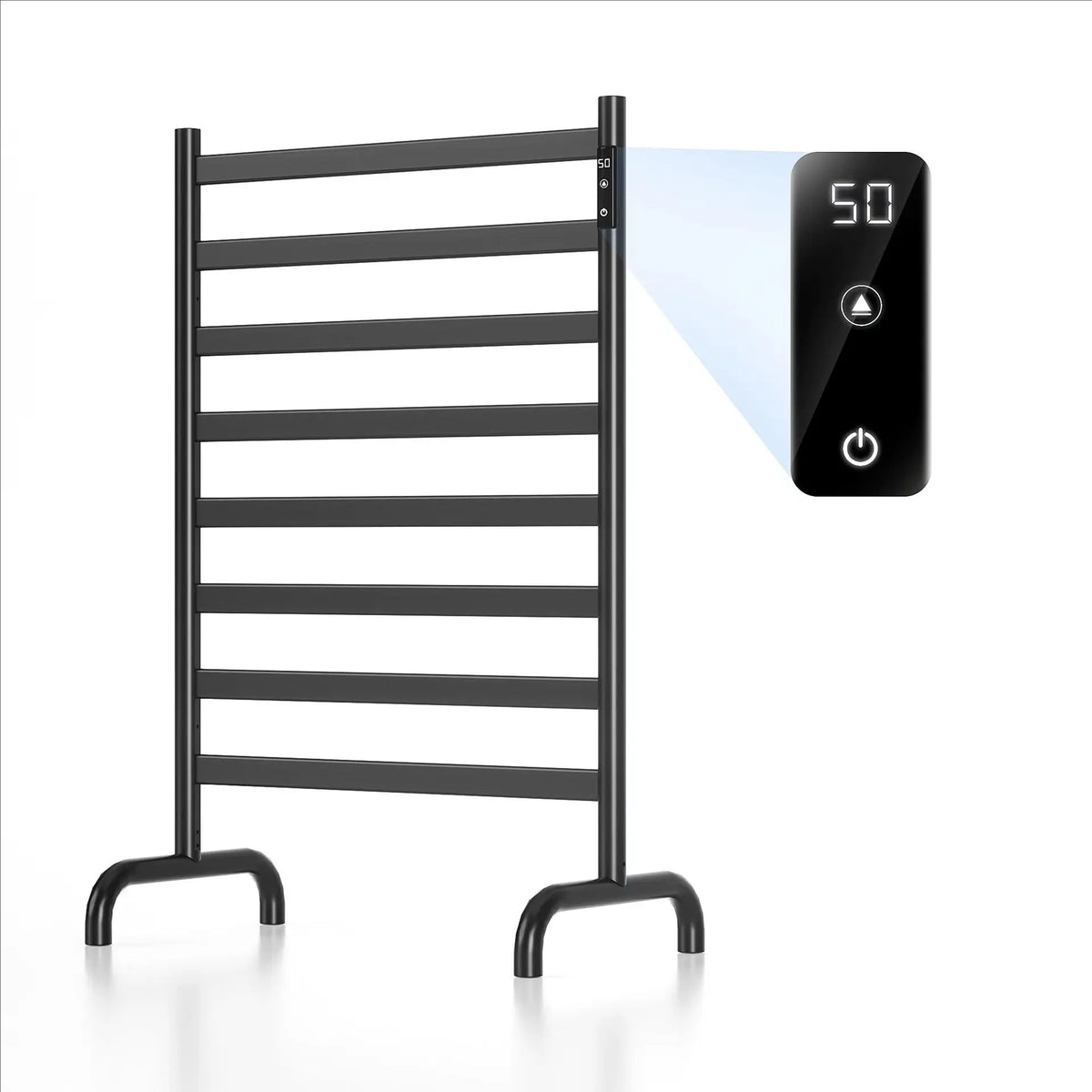 White Freestanding Mountable Towel Warmer Heated Towel Rack