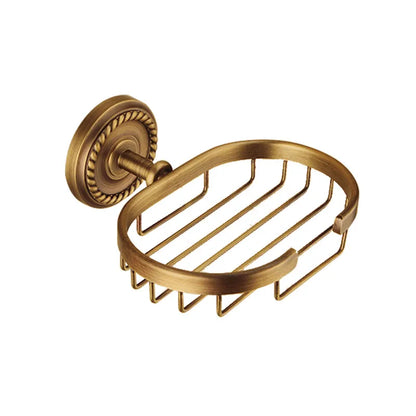 Solid Brass Bathroom Robe Hook Paper Holder Towel