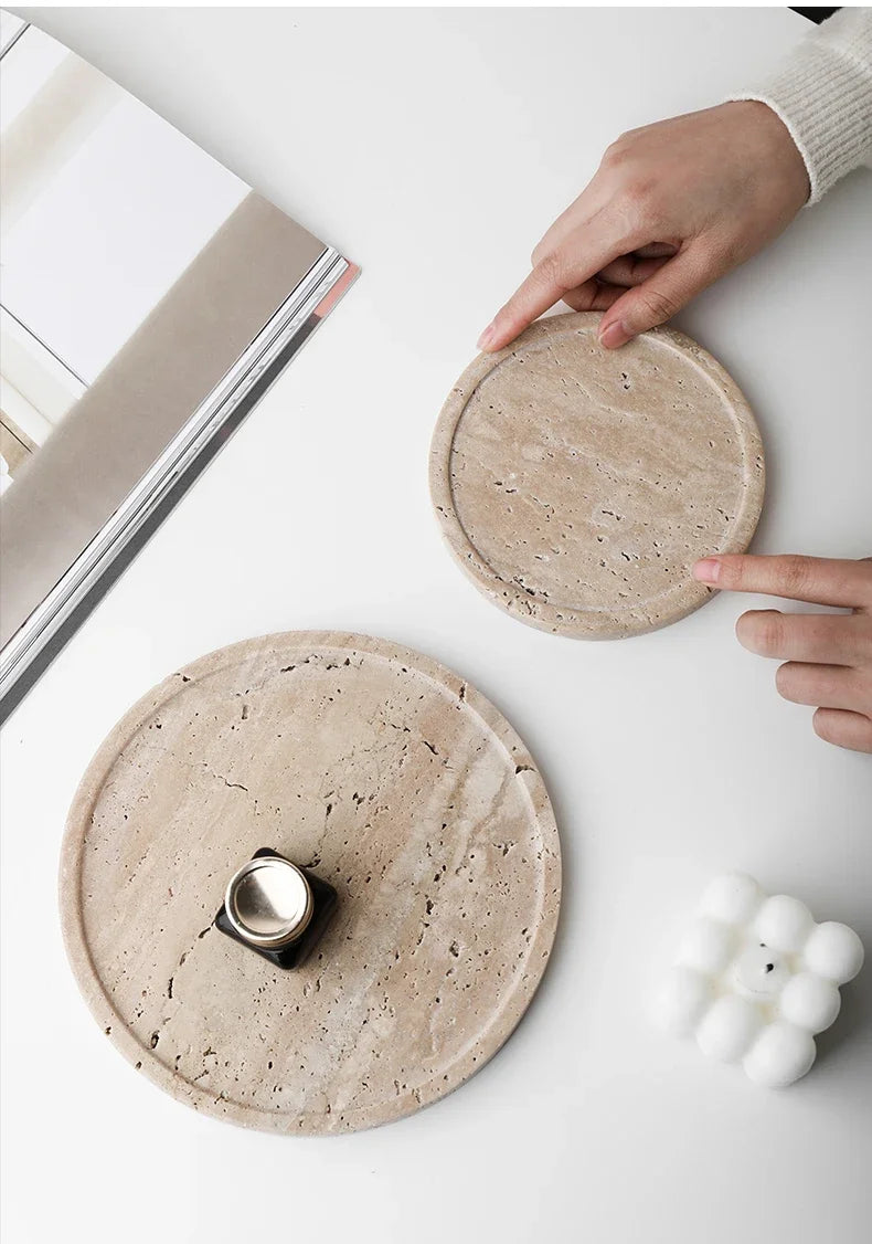 Natural Cave Stone Bathroom Supplies Jewelry Storage Tray