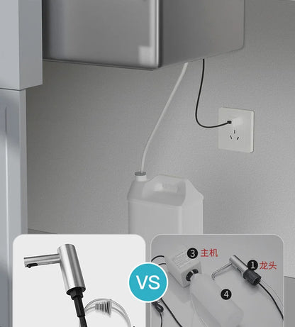 Soap Sink 304 Stainless Steel Press-Free Automatic Detergent