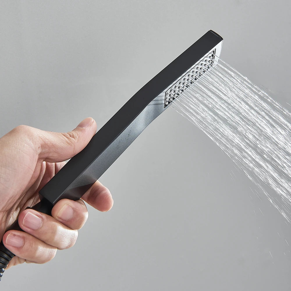 Luxury Thermostatic Shower Faucet Led Shower Sets Ceiling