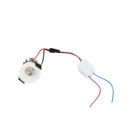 5pcs 40mm 57inch Dimmable Mini Led Cob Downlights
