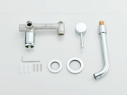 Matte Black Basin Faucet Brass White Bathroom Sink