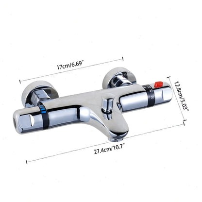 Thermostatic Mixing Valve Brass Shower Valve Temperature Control