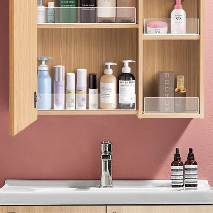 Acrylic L-Shaped Bathroom Mirror Cabinet Baffle - Gap