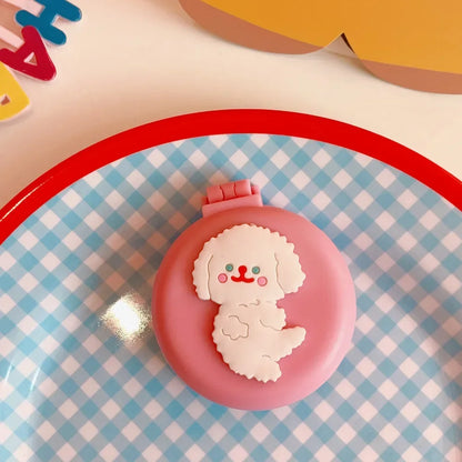 1pcs Mini Cute Folding Air Comb Mirror Compact