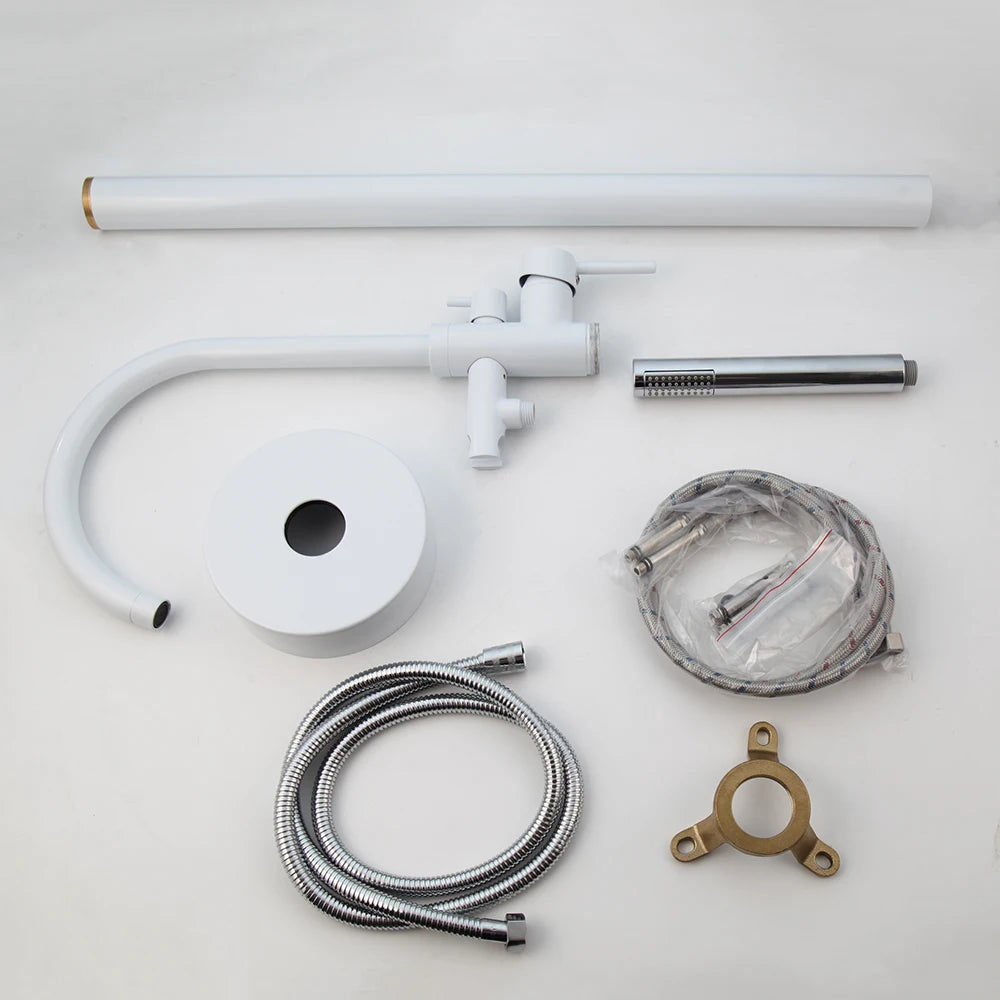 Kemaidi Golden Plated Bathtub Filler Shower Roman Tub