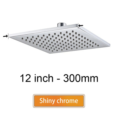 Brass Square Rain Shower Head Quality Bathroom Bath