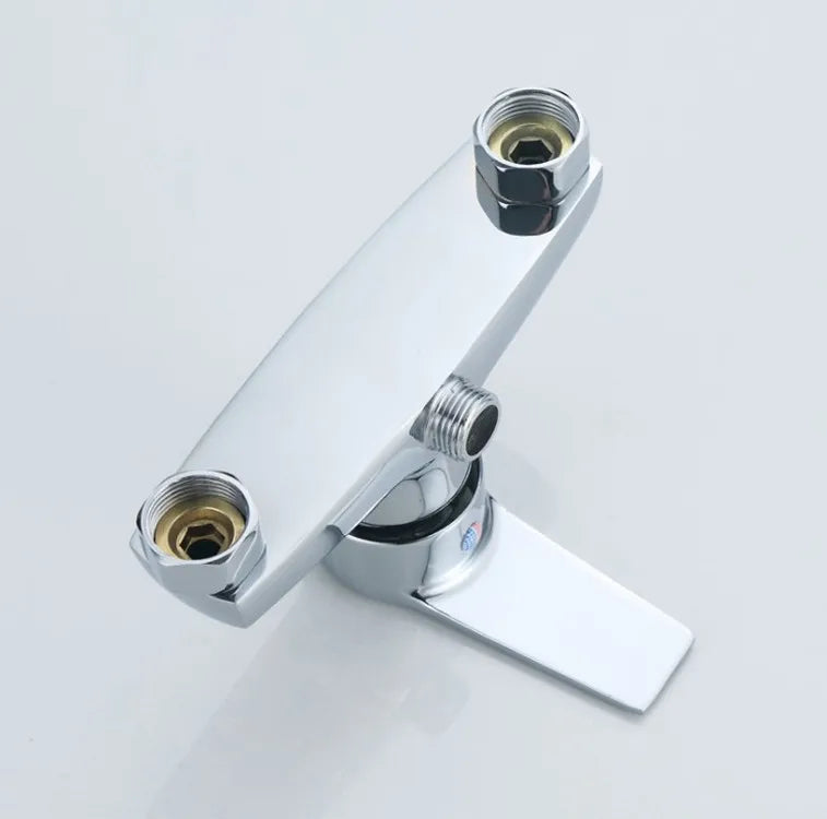 Brass Shower Faucet Mixer Valve Shower Head Hidden