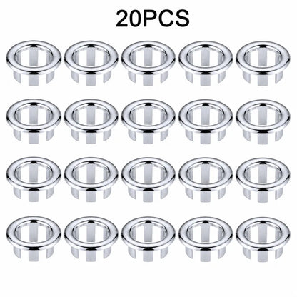 1-20pcs Round Basin Overflow Cap Sink Drain Cover