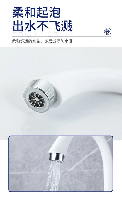 Simple Bathroom Sink Faucet Washbasin Multi-Purpose Cold Water