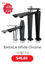 Bakala Brass Matte Black Bathroom Sink Faucet Tap