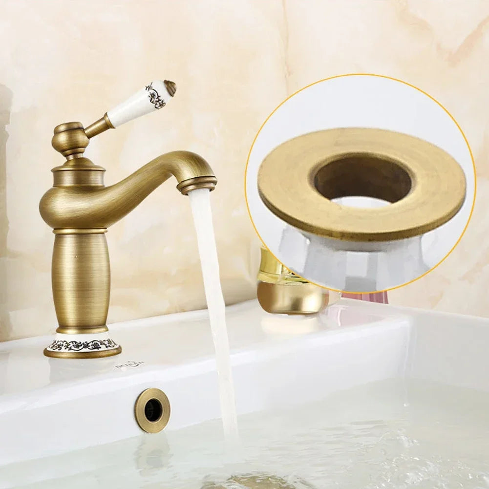 Overflow Cover Black Silver Gold Vintage Bronze Brass
