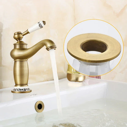 Overflow Cover Black Silver Gold Vintage Bronze Brass