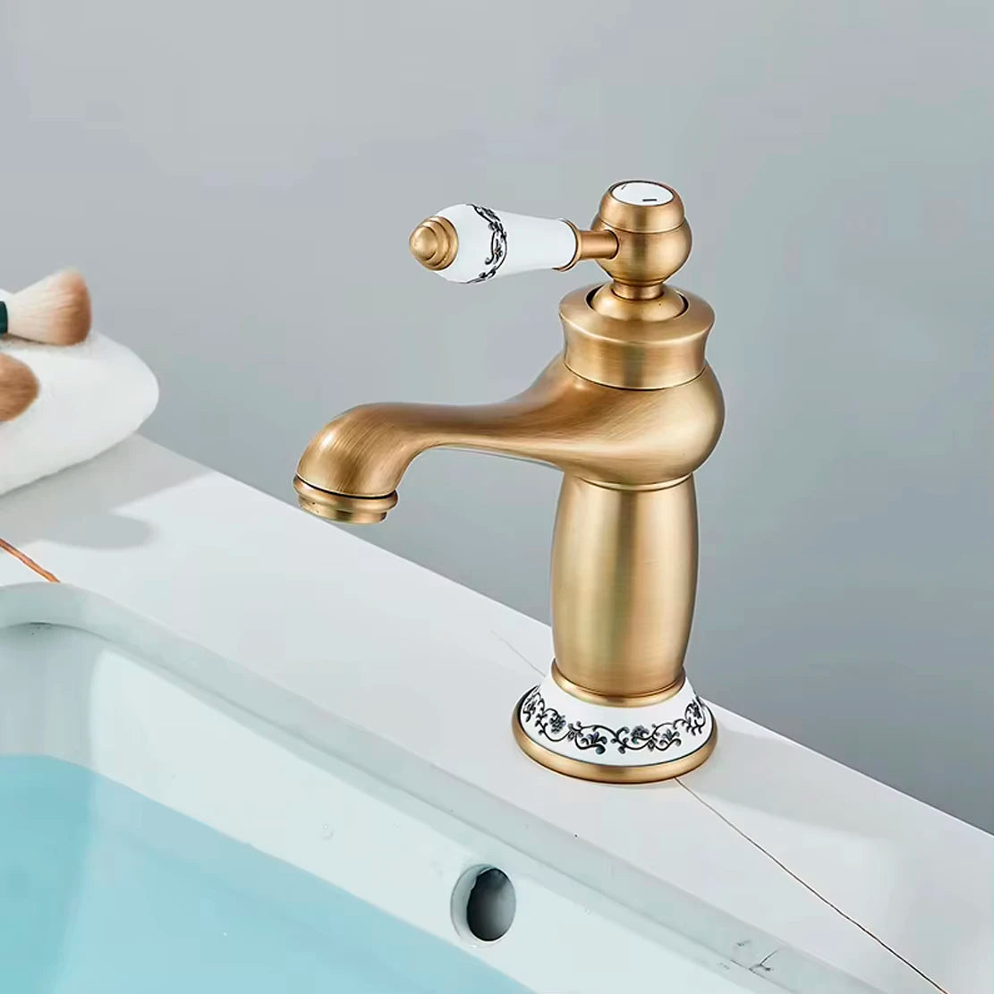 Nordic Lamp Shape Creative Design Bathroom Basin Faucet