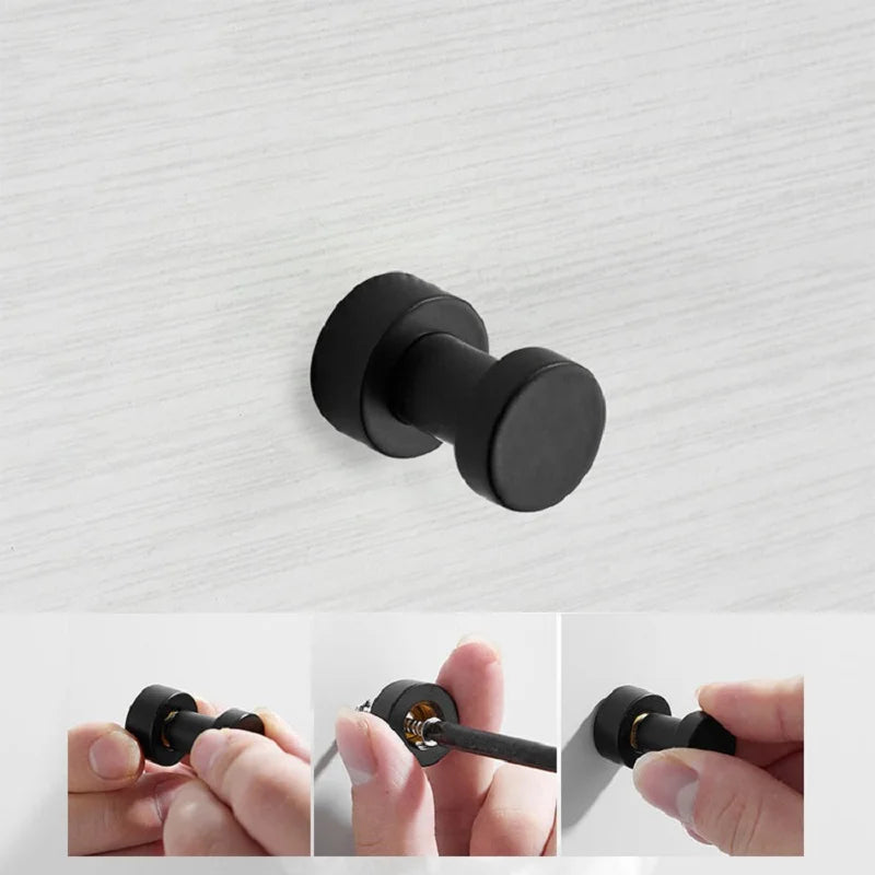 Bathroom Brass Robe Hook Wardrobe Coat Clothes Hanger
