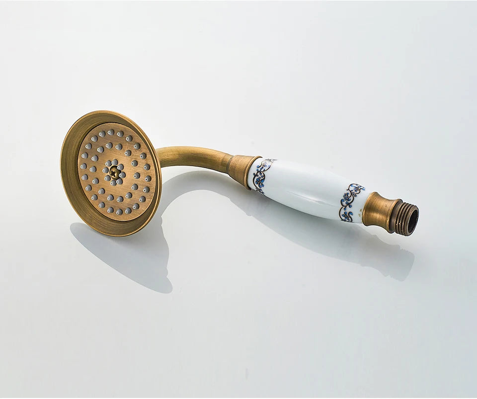 Poiqihy Wall Mounted Hand Held Shower Head Kit