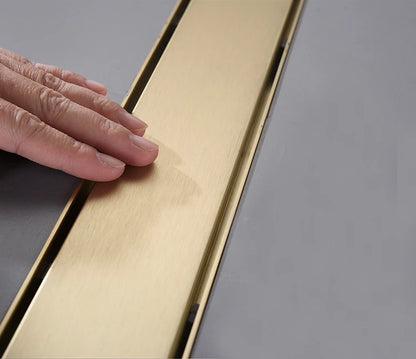 600 To 1000mm Black/Gold/Gunmetal Gray Long Strip Floor