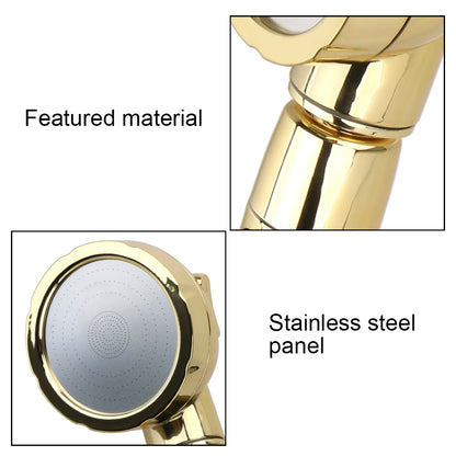 High Pressure Shower Head Hose Holder Gold Modes