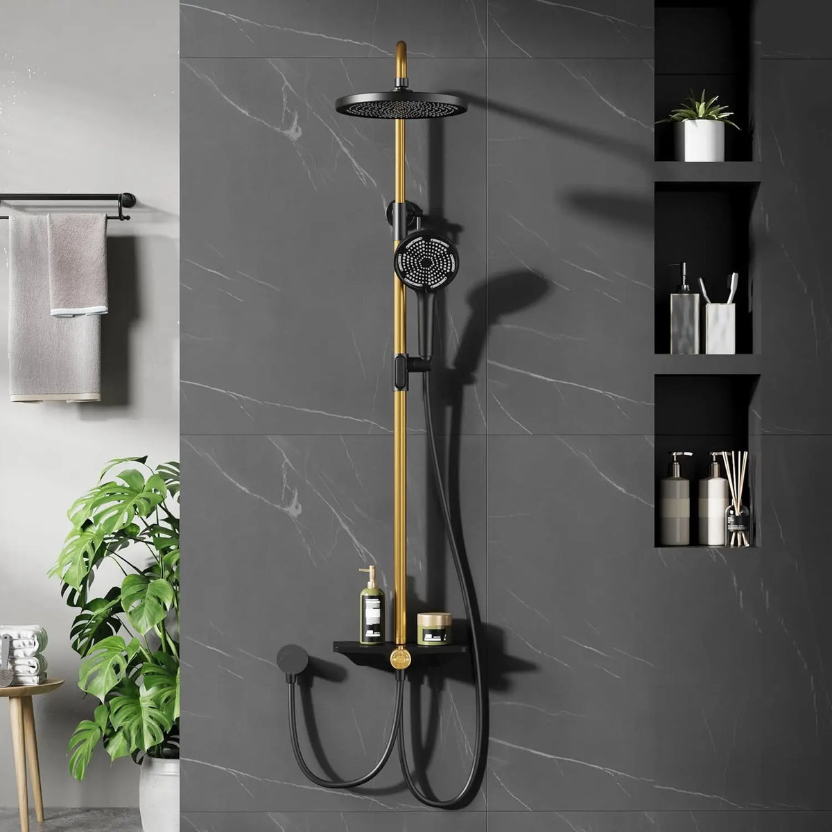 Bathroom Shower System Sets Without Tap Stainless Steel