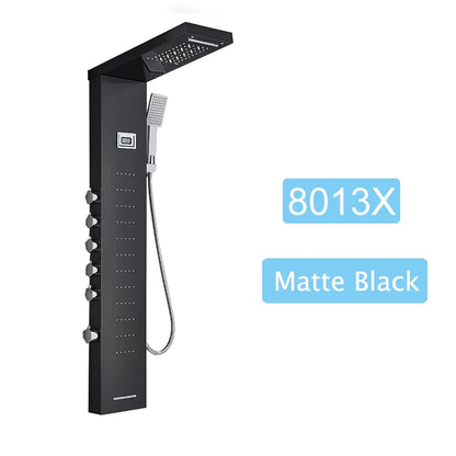 Luxury Led Shower Panel Spa Massage Jet Shower