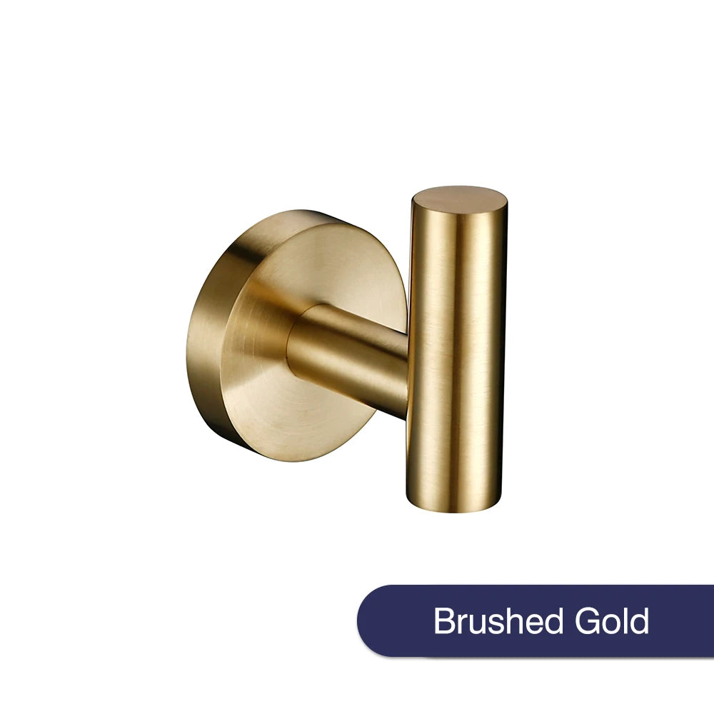 Brushed Nick Wall Nail Robe Hook Bathroom 304