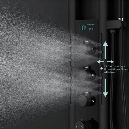 Luxury Wall Mounted Spa Massage Shower Panels System