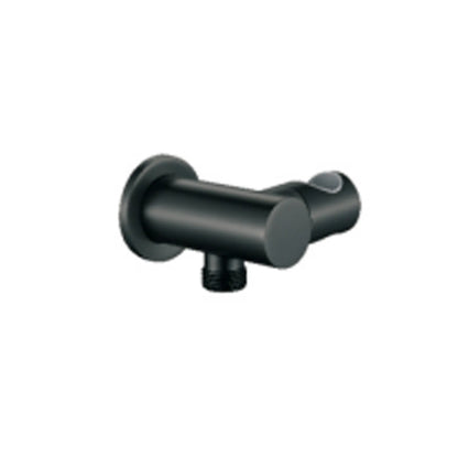 Wall-Mounted Shower Base Chrome Black Gold Square Hand-Held