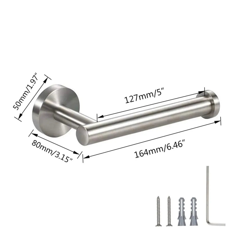 Toilet Paper Storage Holder 304 Stainless Steel Round