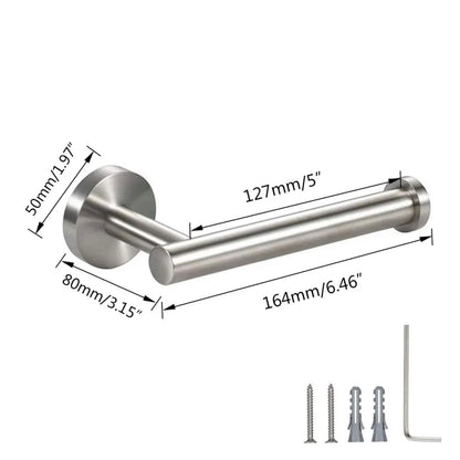 Toilet Paper Storage Holder 304 Stainless Steel Round