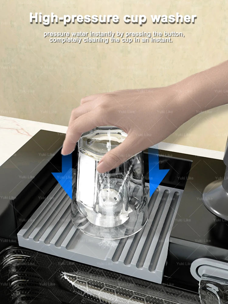 Stainless Steel Waterfall Sink Various Styles Sinks Digital