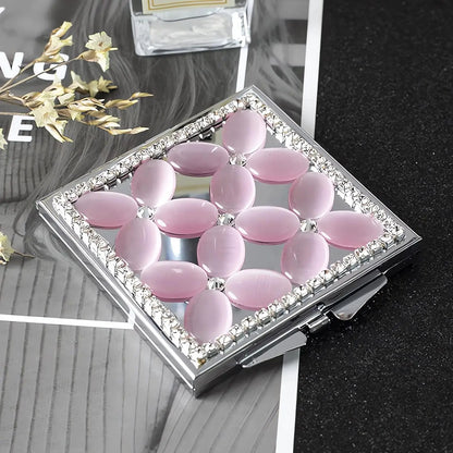 Compact Mirror 1x/2x Magnification Pocket Mirror Women 3inch