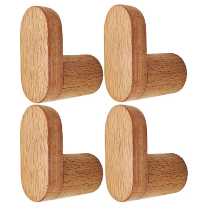 Nordic Wood Clothes Hanger Wall Mounted Coat Hook